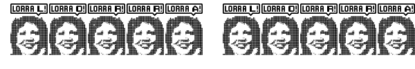 Lorra Lorra Dates! font preview